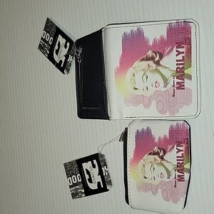 NWT Marilyn Monroe wallet & Coin Wallet